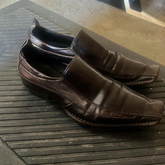 Men’s Dark Brown Aldo Dress Shoes - Picture 3 of 4